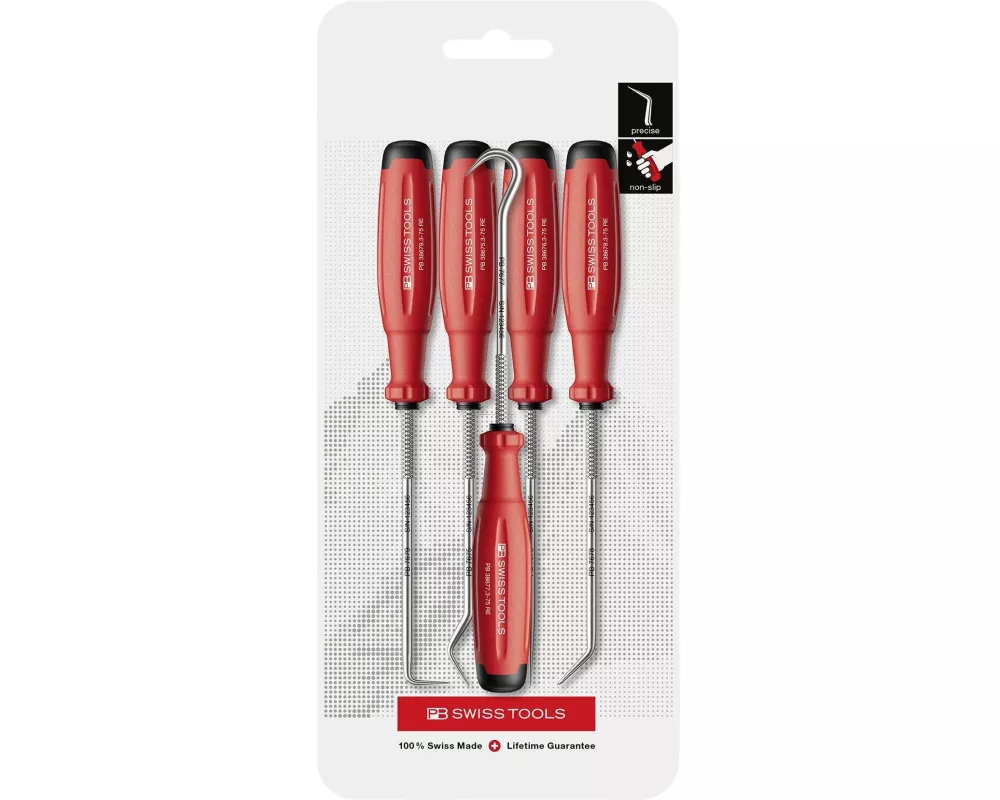 PB Swiss Tools PickTool Set PB 38684.CN 5-teilig Rot