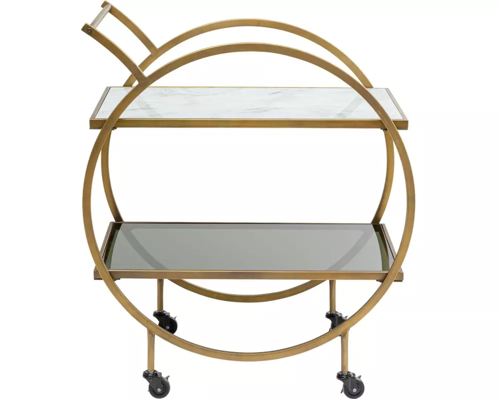 Kare Bartrolley Loft 85 x 74 cm, Messing