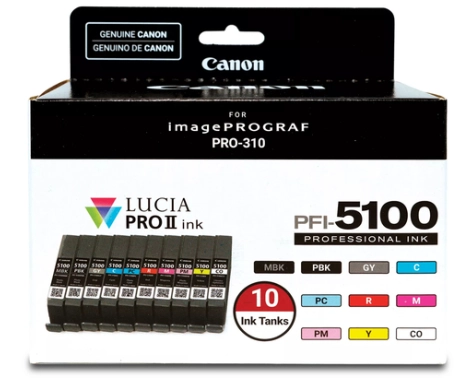 Ink/PFI-5100 MBK/PBK/C/M/Y/PC/PM/R/GY/