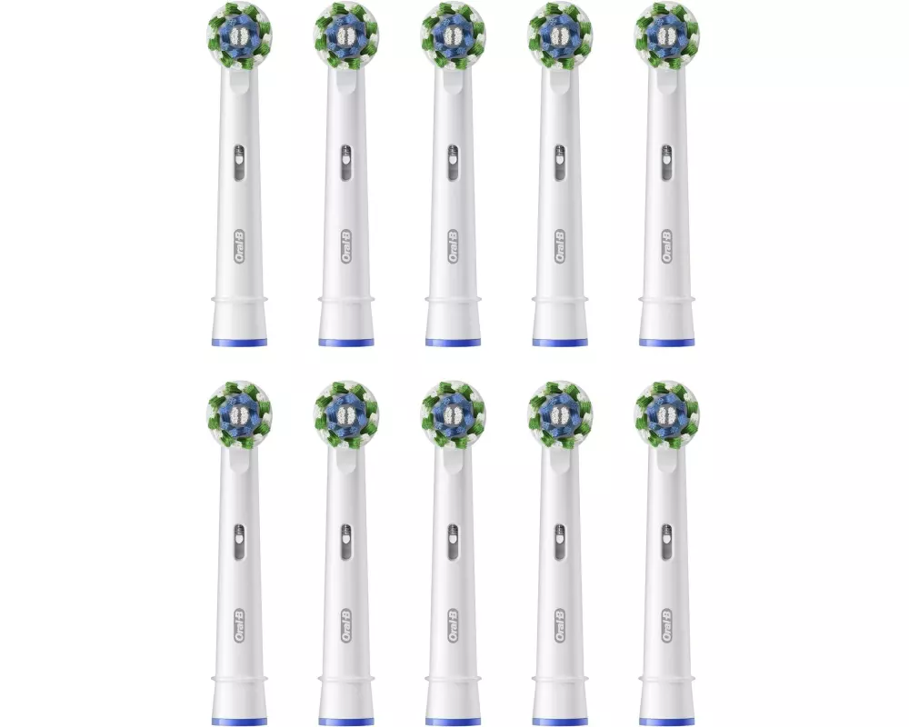Oral-B Zahnbürstenkopf CrossAction 10 Stück, Weiss