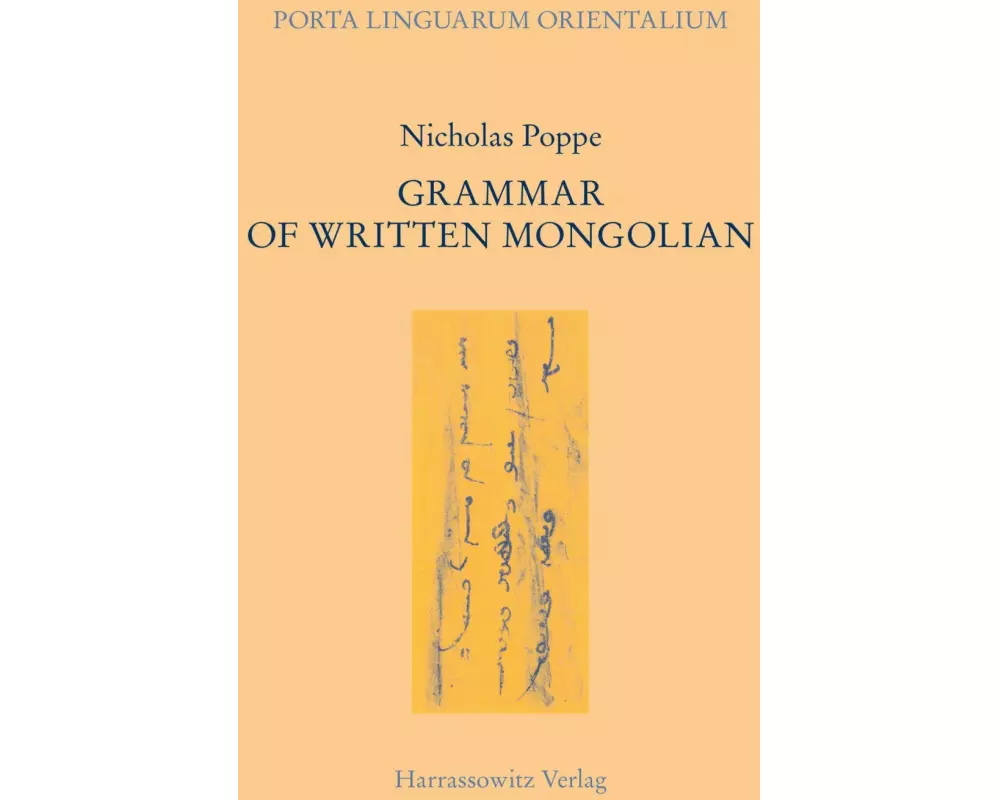 Grammar of Written Mongolian