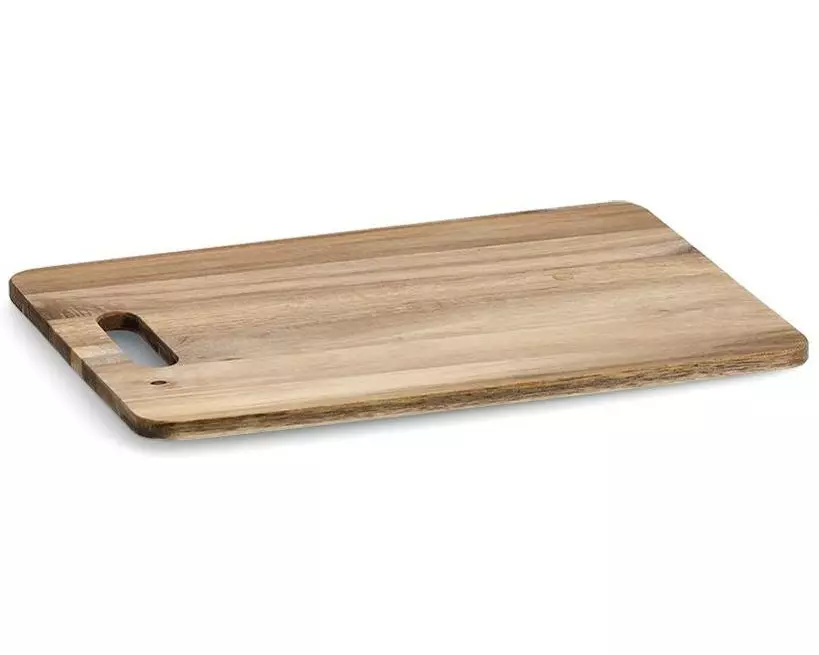Zeller Present Schneidebrett Akazie mit Griff 25 cm x 35 cm