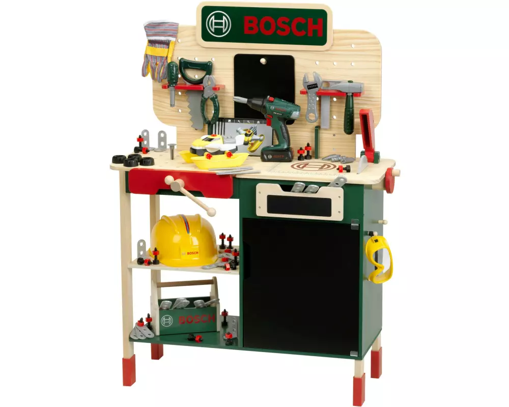 Klein-Toys Handwerker Bosch Holzwerkbank