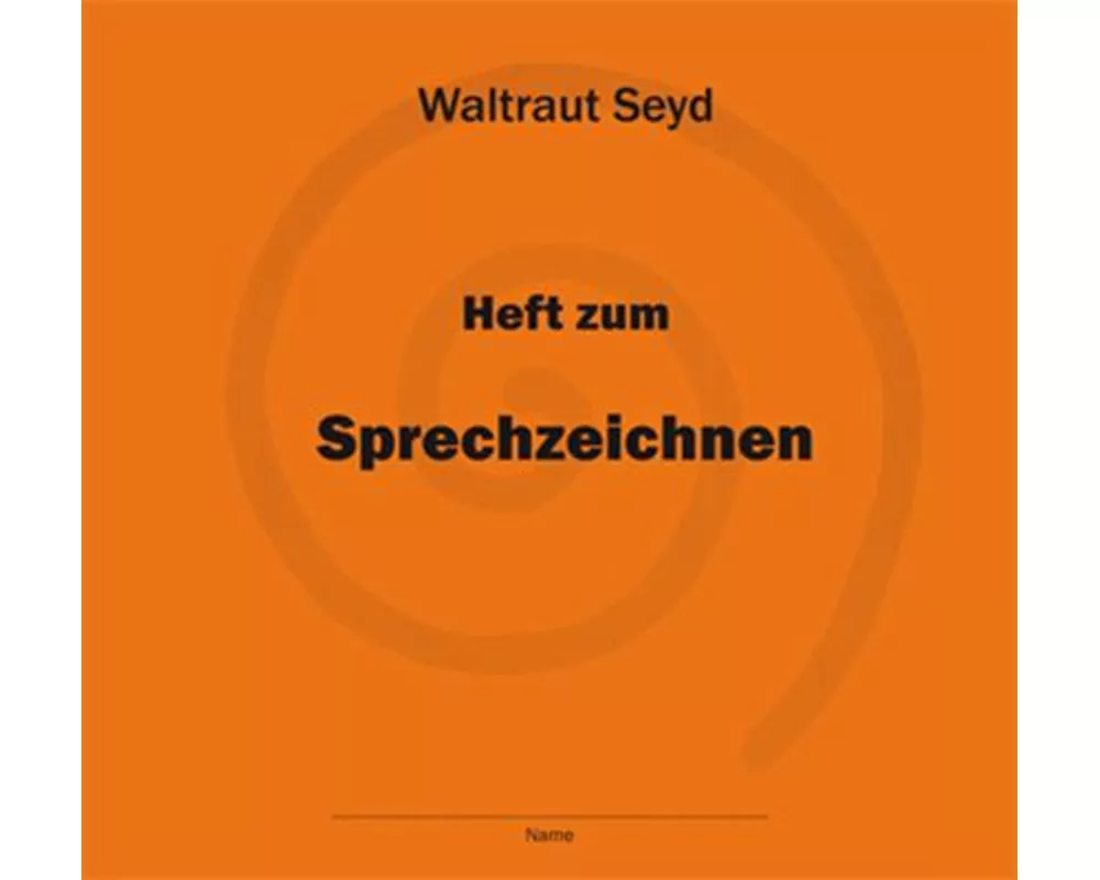 Heft zum Sprechzeichnen