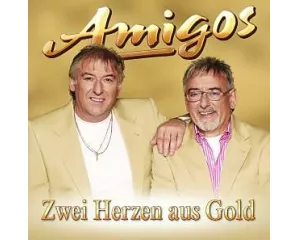 Zwei Herzen aus Gold