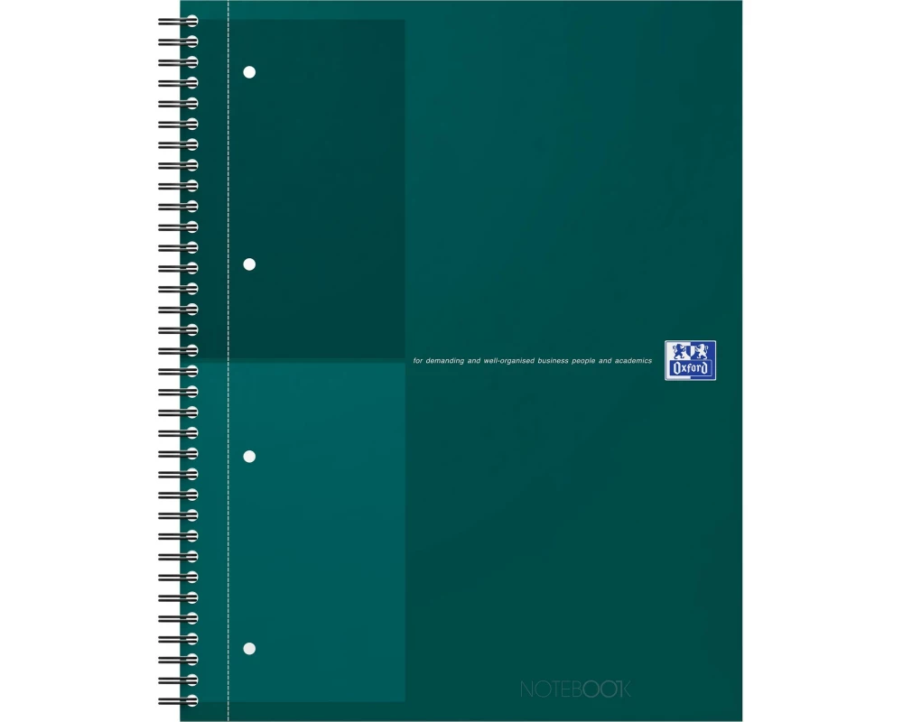 Oxford Notizbuch A4, Liniert, Dunkelgrün