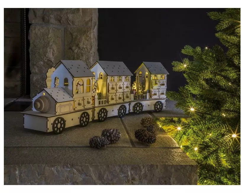 STT Adventskalender-Zahlen XMAS Train