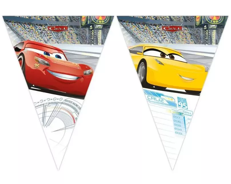 Amscan Girlande Cars 2.3 m , Papier