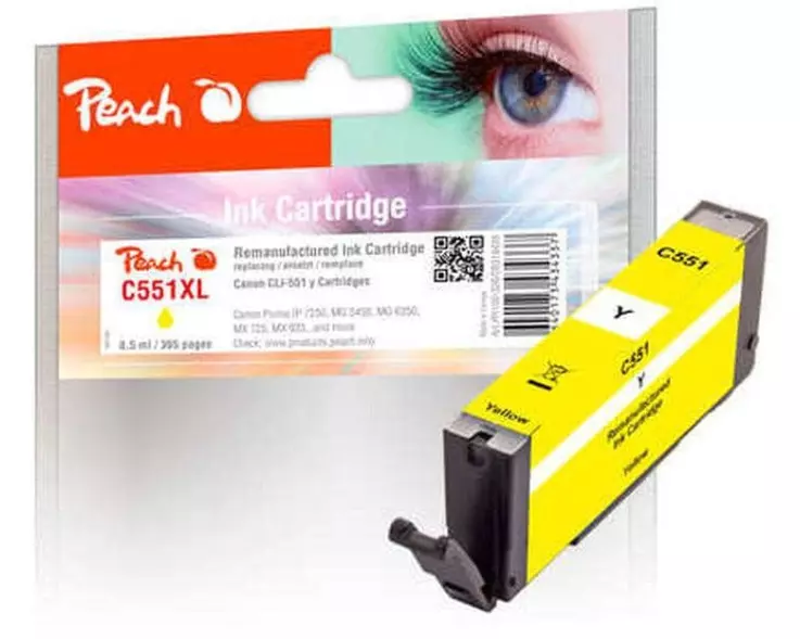 Peach Tinte Canon CLI-551Y Yellow