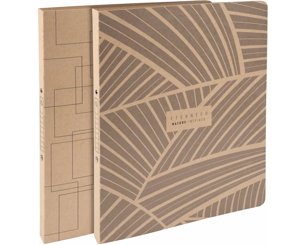 EXACOMPTA Ringbuch Eterneco A4 54847E braun, ass., 2-Ring 2.2cm