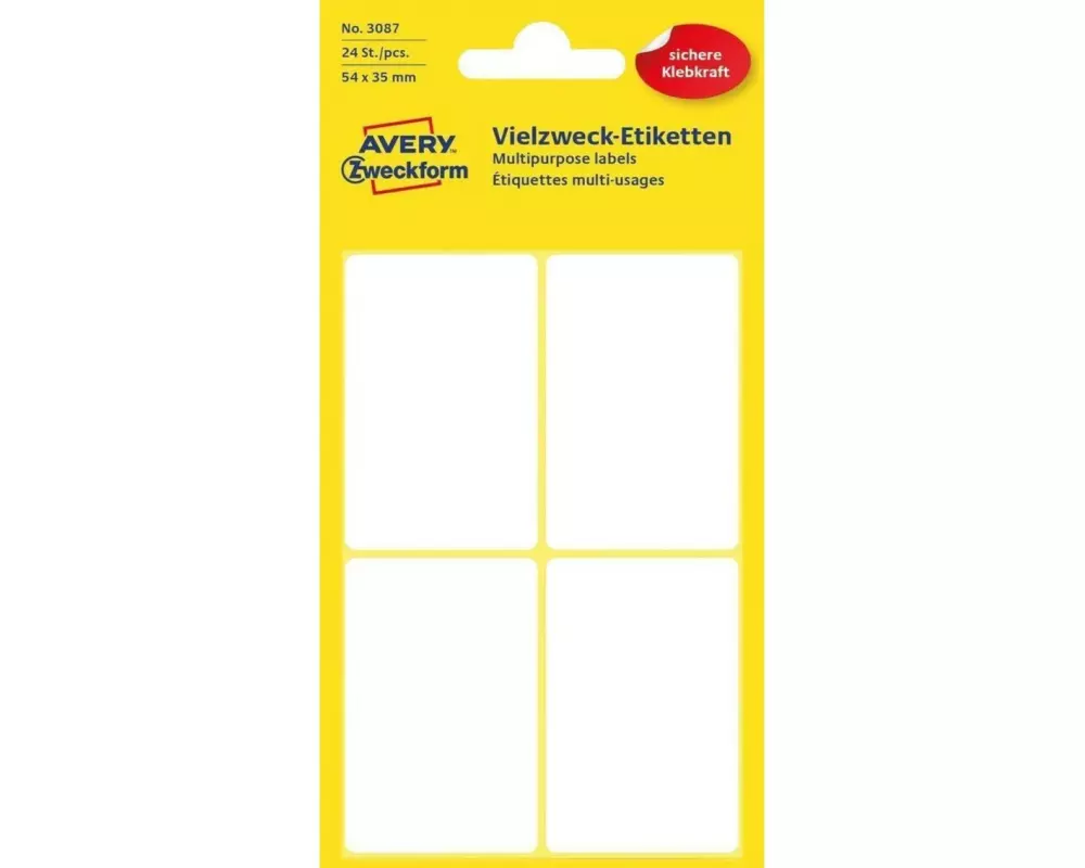 Avery Zweckform Vielzweck-Etiketten 3087 54 x 35 mm