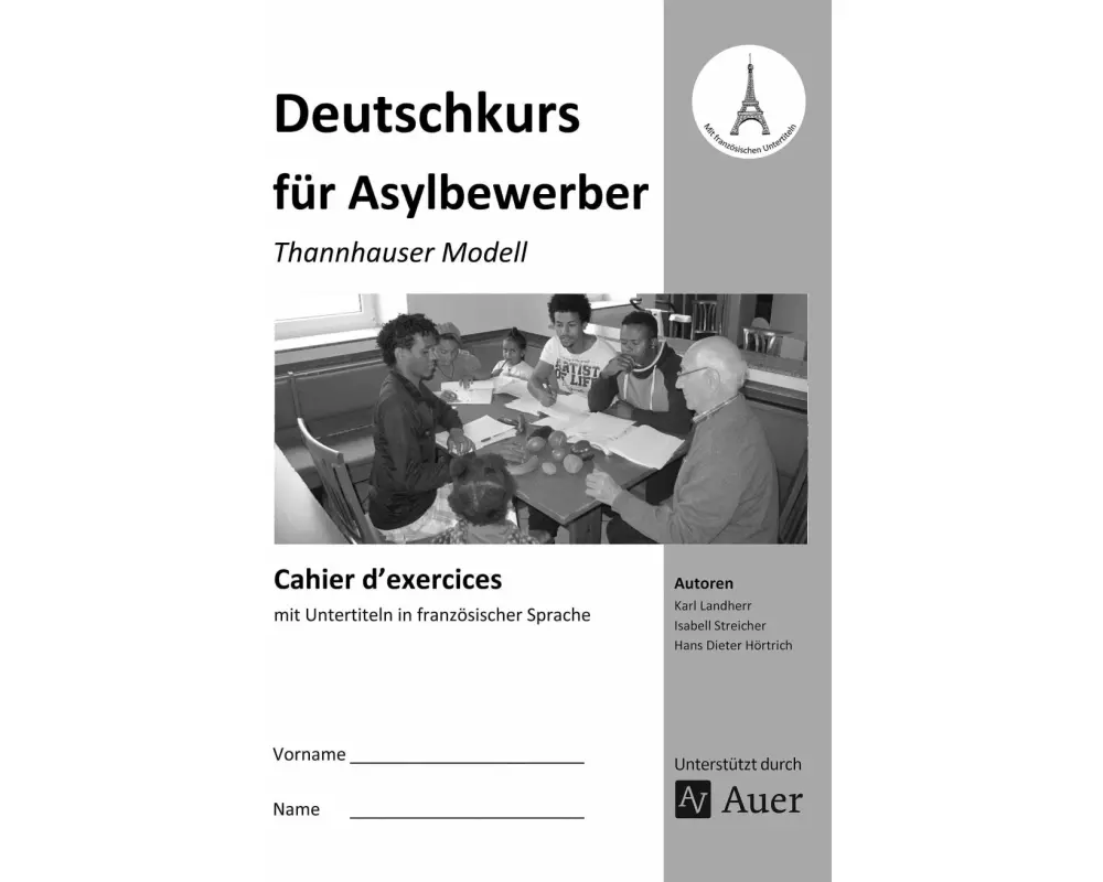 Cahier d'exercices Deutschkurs für Asylbewerber