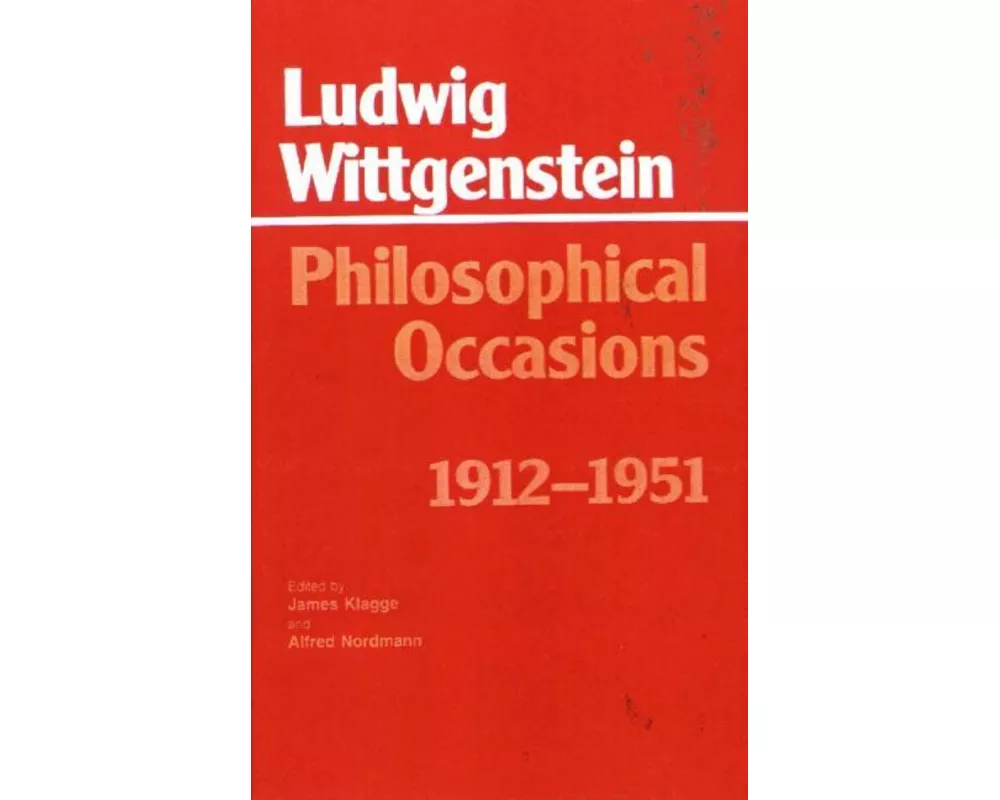 Philosophical Occasions: 1912-1951