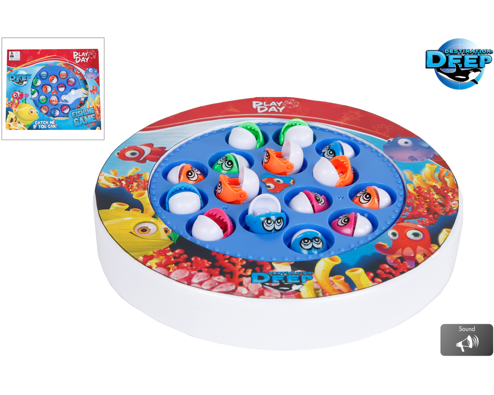 ROOST Angelspiel 700044 15 Fische 20cm