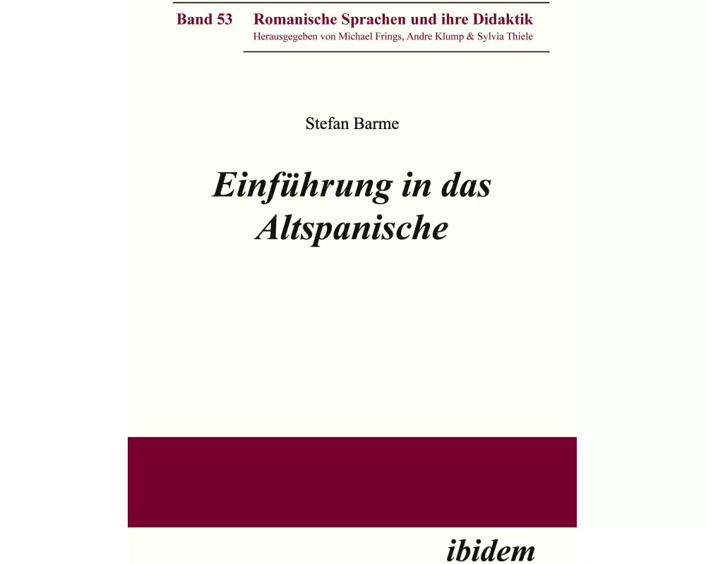 Einführung in das Altspanische