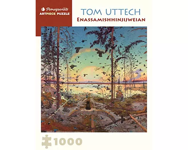 Tom Uttech Enassamishhinjijweian 1000-Piece Jigsaw Puzzle