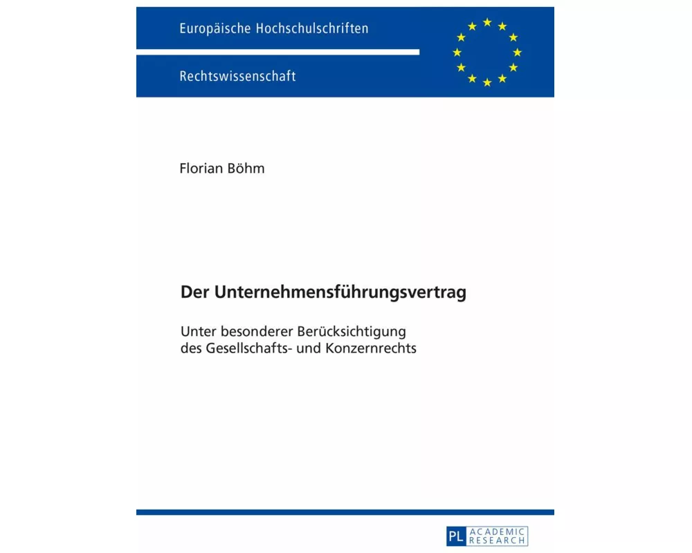 Der Unternehmensführungsvertrag