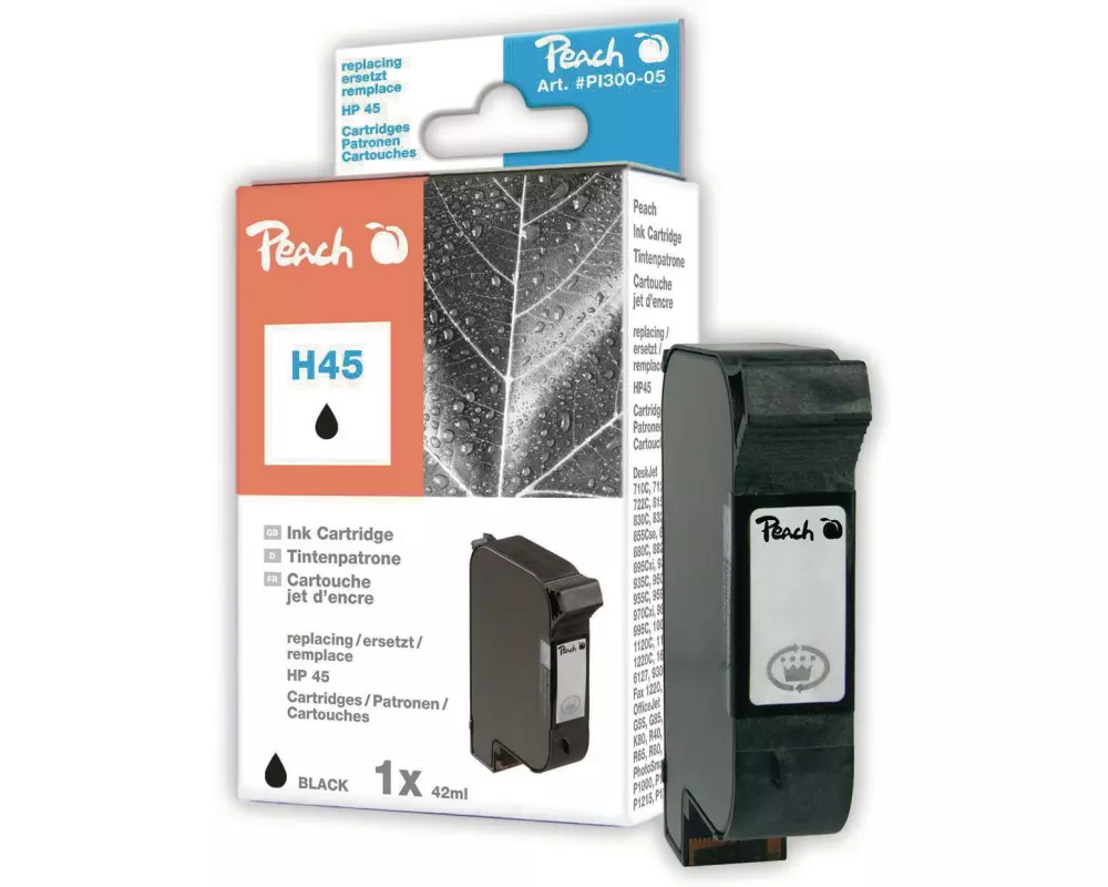 Peach Tinte HP Nr. 45 (51645A) Black