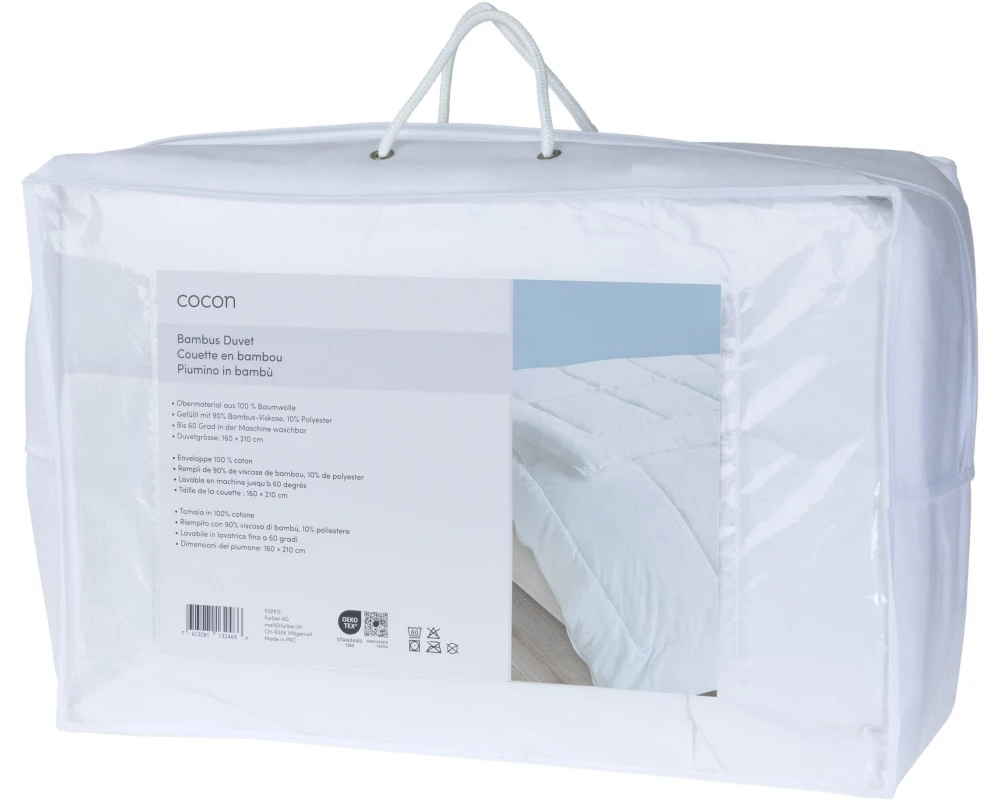 COCON Duvet Bambus, 160 x 210 cm