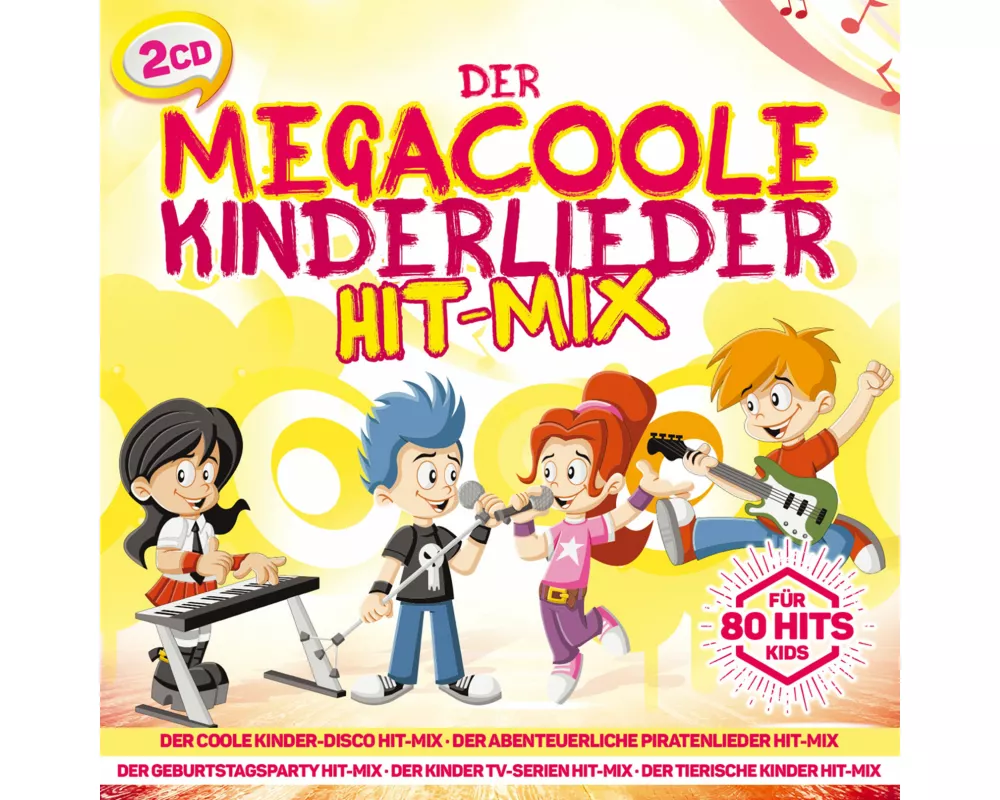 Der megacoole Kinderlieder Hit-Mix 80 Hits f Kids