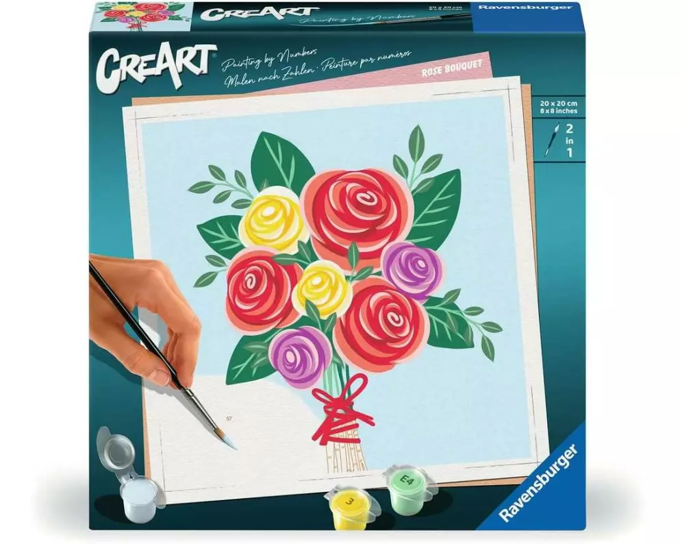 Ravensburger Malen nach Zahlen CreArt Rose Bouquet