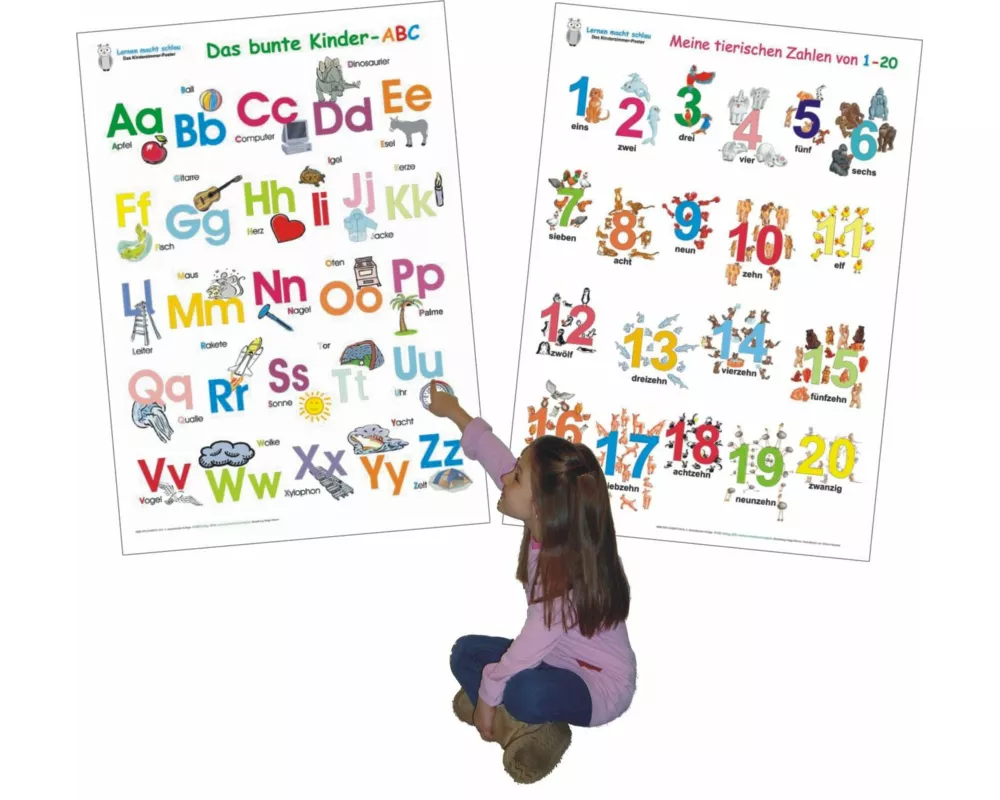 Das bunte Kinder-ABC + Meine tierischen Zahlen von 1-20