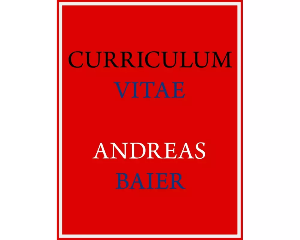 Curriculum Vitae - Andreas Baier