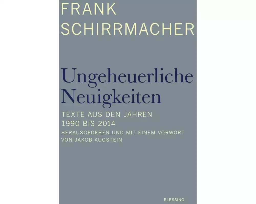 Ungeheuerliche Neuigkeiten