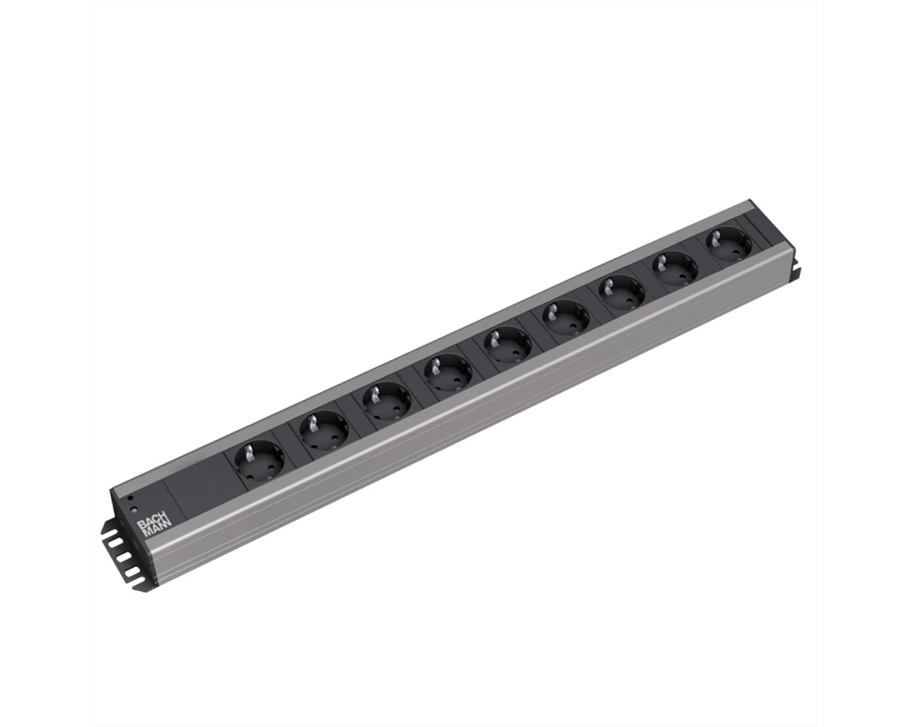 BACHMANN Handwerkerleiste 9x Schutzkontakt, 2 m