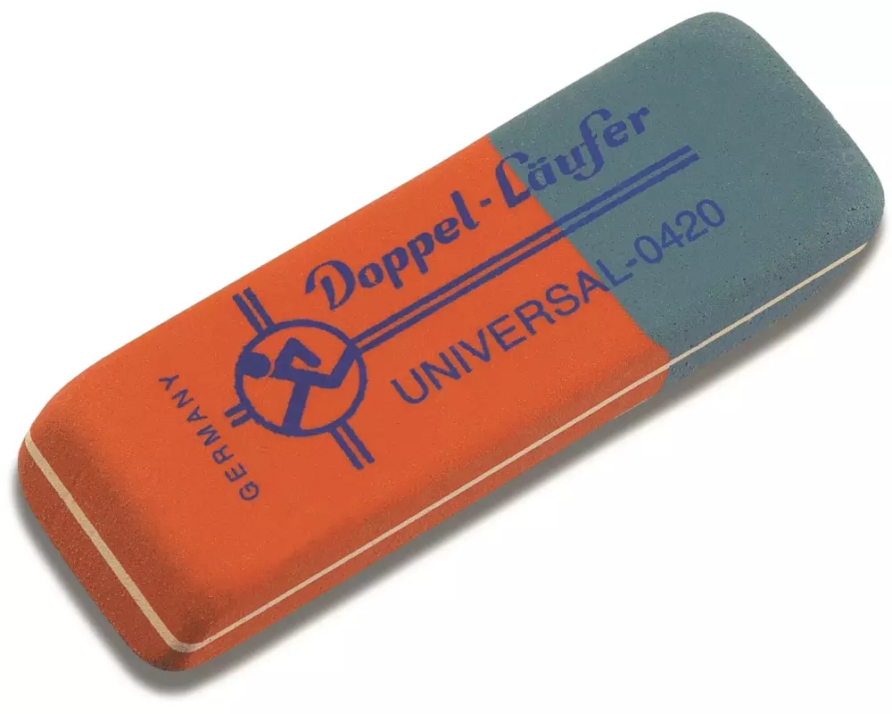 Läufer Radiergummi Universal 04200 Blau/Rot