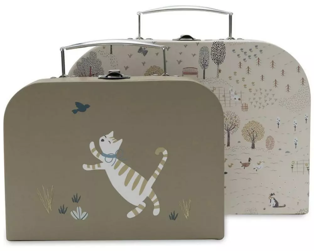 Jollein Spielzeugkoffer Tiny Park 2 Stück