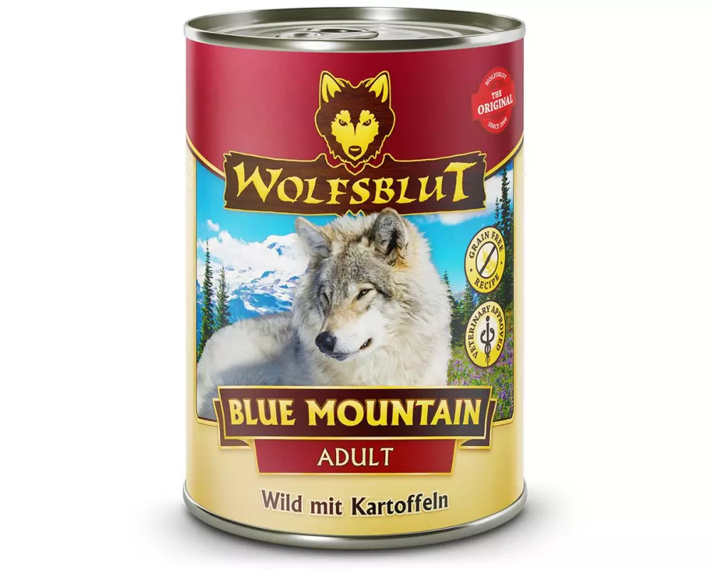 Wolfsblut Nassfutter Dog Blue Mountain, 395 g