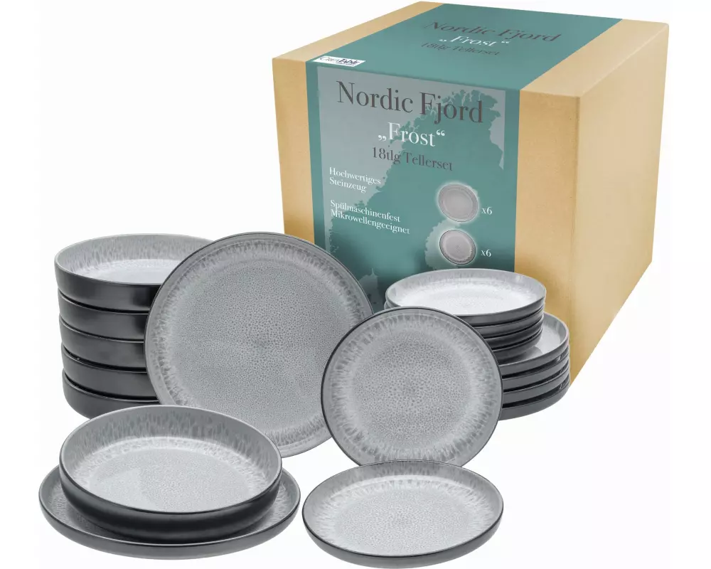 creaTable Teller-Set Grau