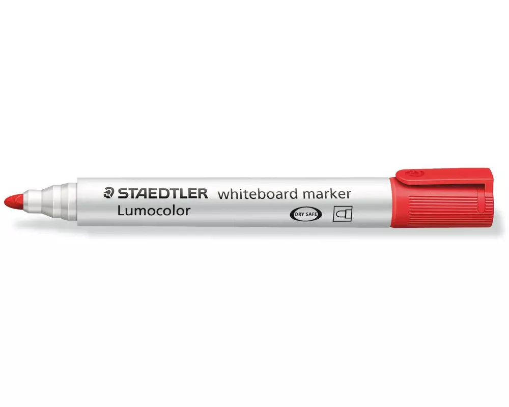Staedtler Whiteboard-Marker Lumocolor 351 Rot, Rundspitze