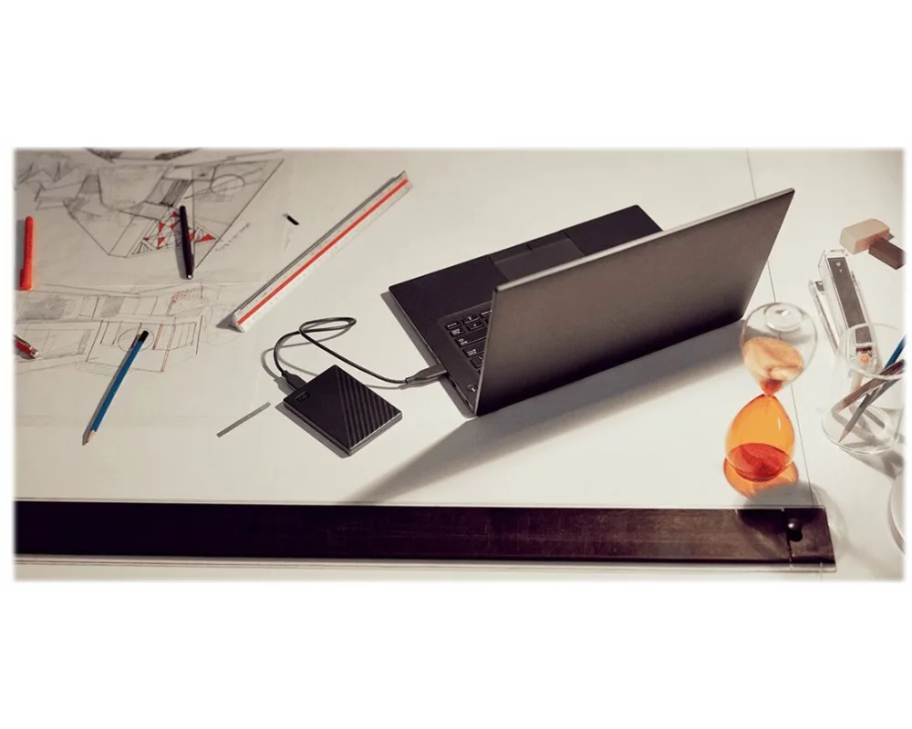 Western Digital Externe Festplatte My Passport 5 TB, Schwarz