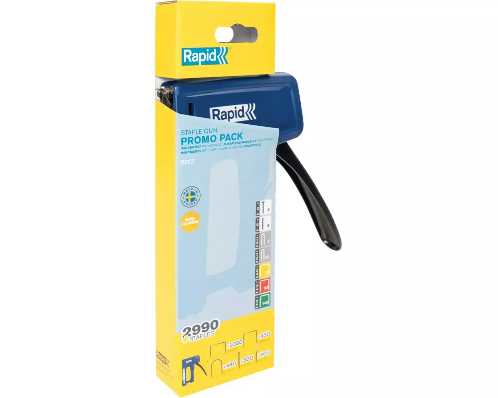 Rapid Handtacker RPC7 Starter-Kit inkl. Klammern