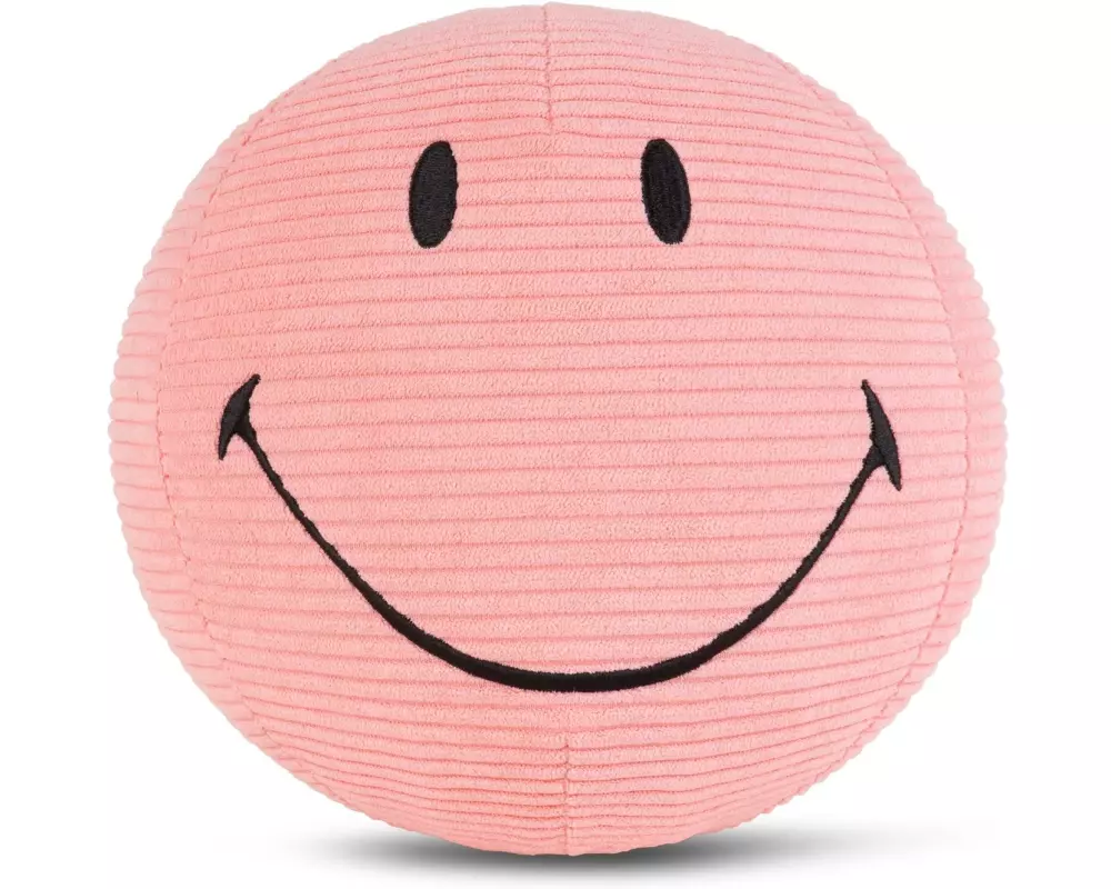 Bon Ton Toys Plüsch Smiley ECO Kordsamt Pink 23 cm