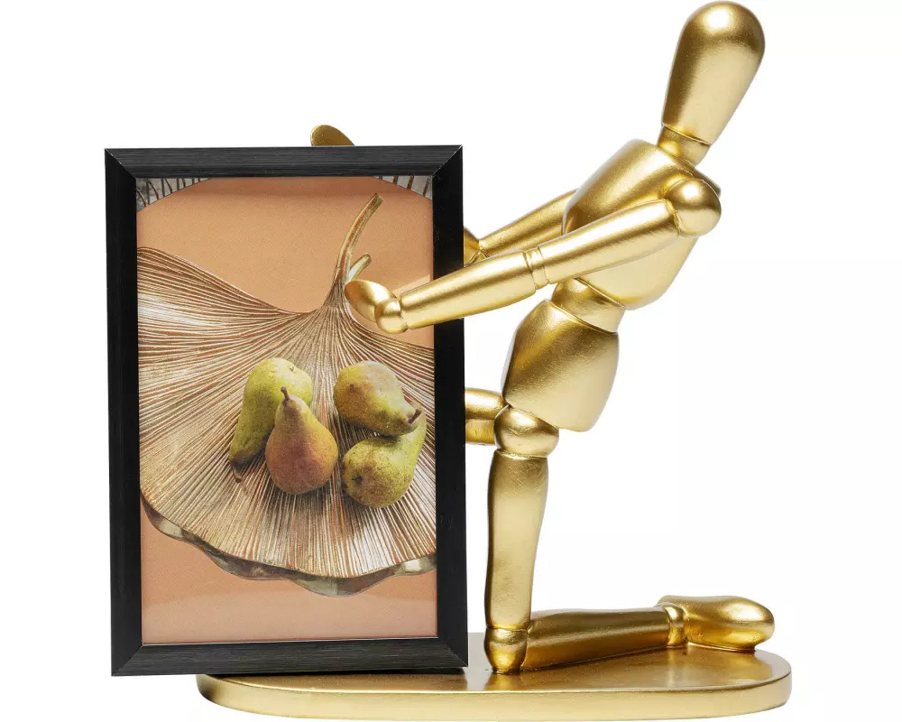 Kare Bilderrahmen Proudly Gold/Schwarz, 10 x 15 cm