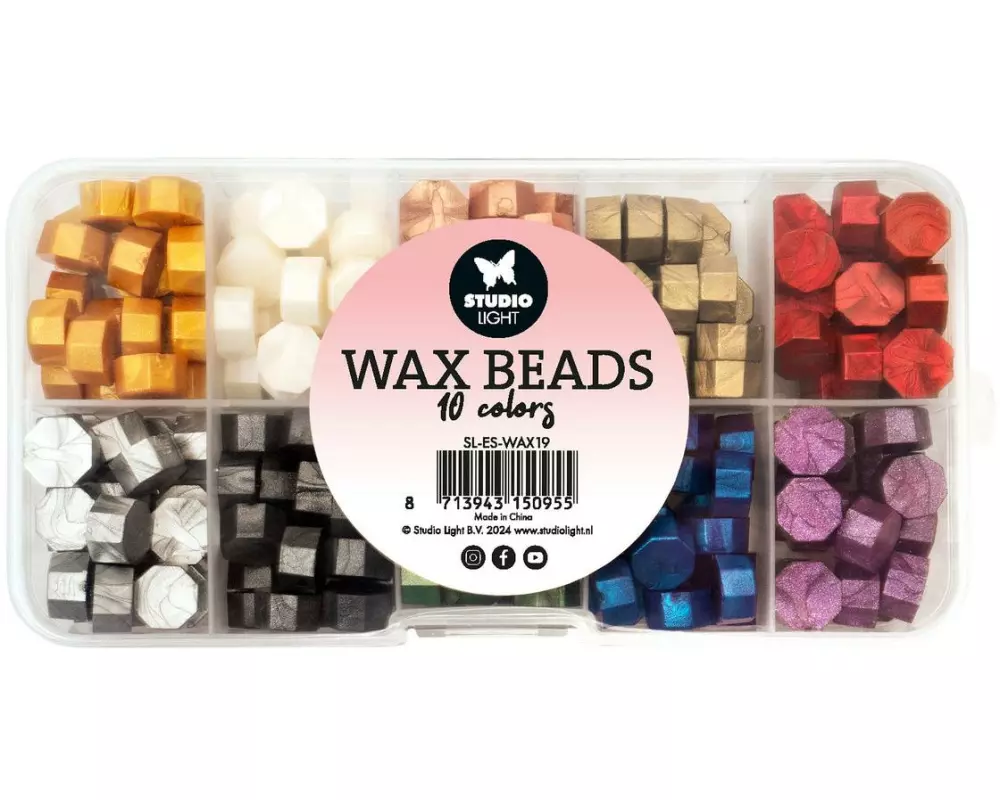 Studio Light Wachsperlen Essentials Tools, 10 x 7 g