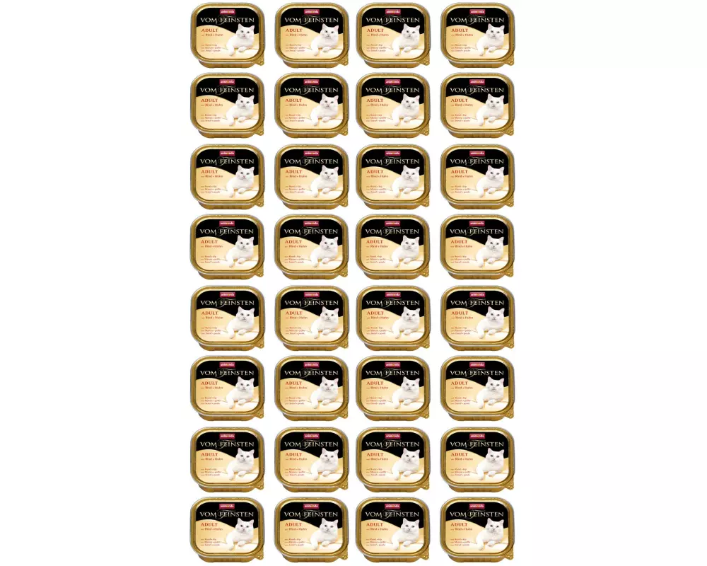 animonda Nassfutter Vom Feinsten Adult Rind & Huhn, 32 x 100 g