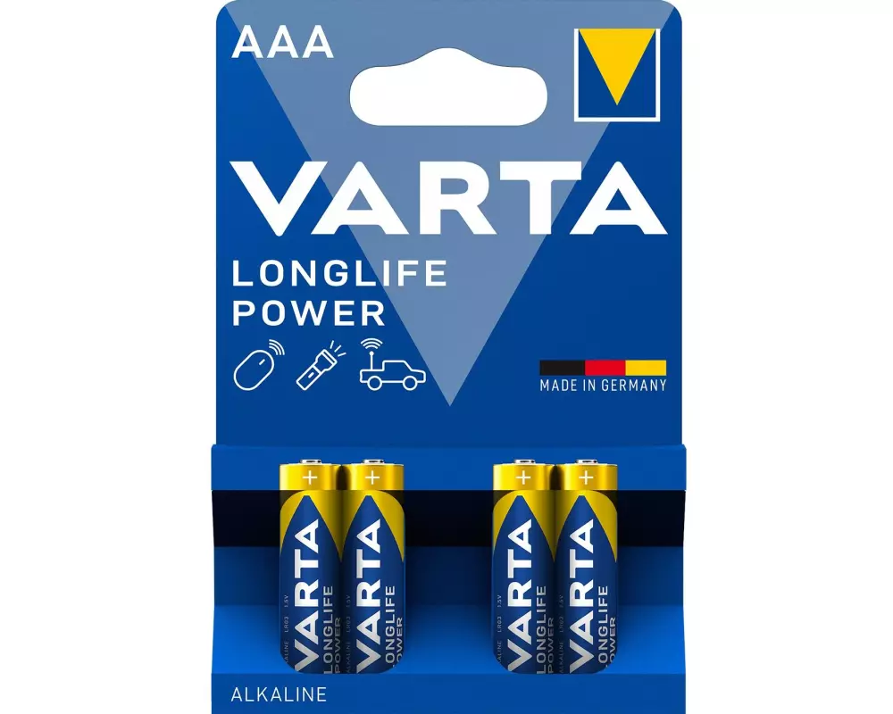 Varta Batterie Longlife Power AAA , 4 Stück