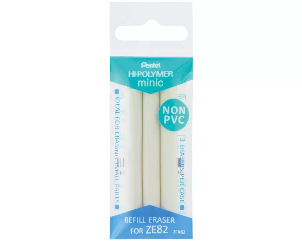 pentel Ersatzradiergummi für Clic Eraser Weiss