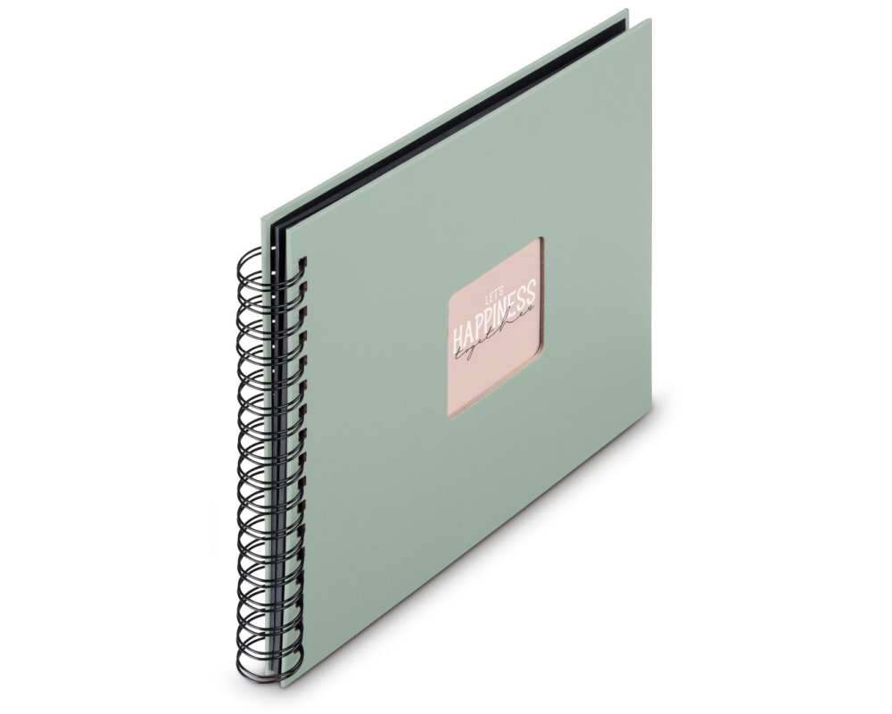 HAMA Spiralalbum Fine Art 28x24cm 9870 salbei 25 Blatt