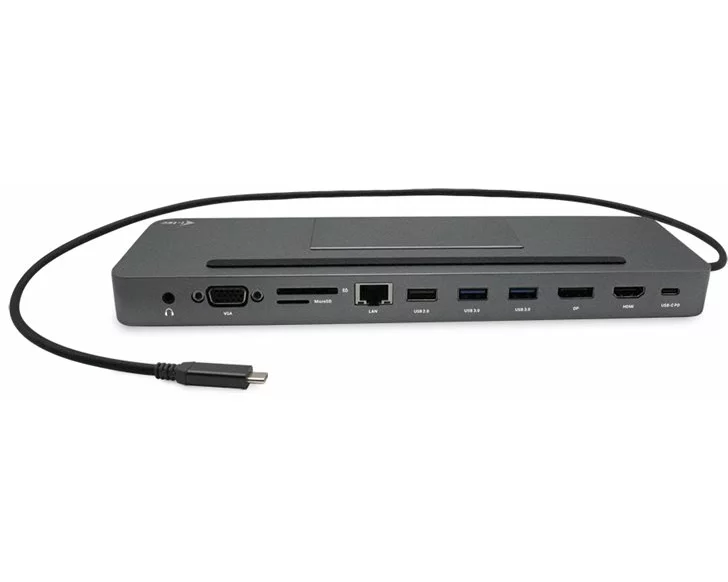 i-tec Dockingstation USB-C 3x 4K, PD 85 W + Univ. Ladegerät 100 W