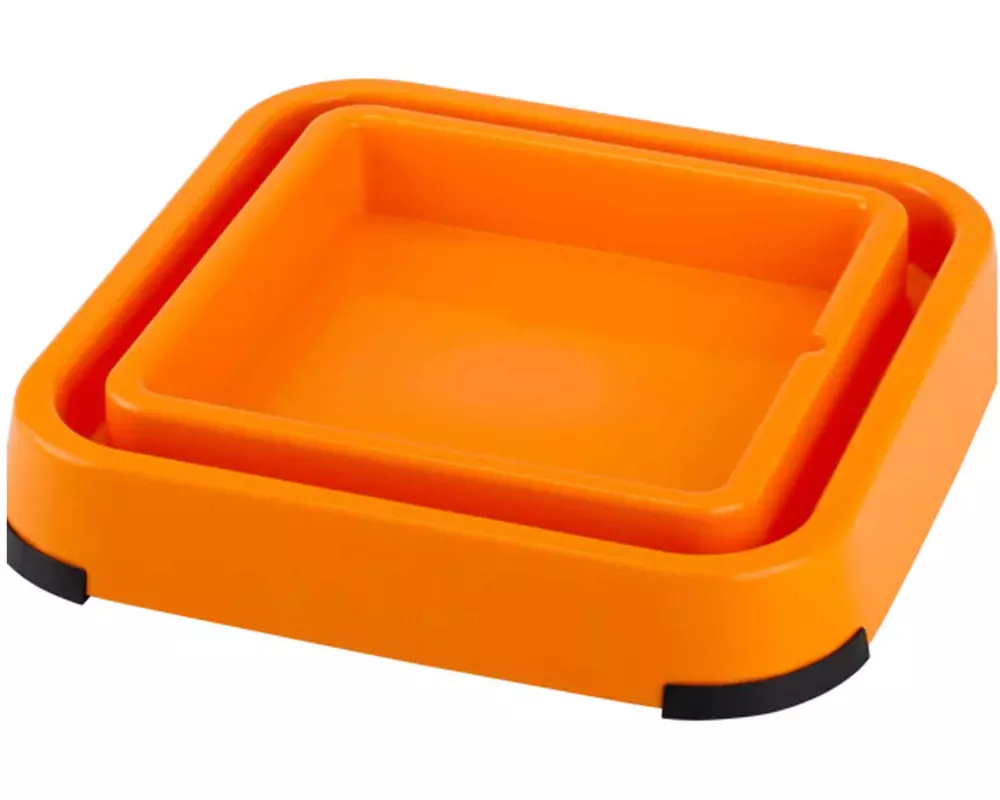 LickiMat Dog Keeper Outdoor , 20 x 20 cm, Orange