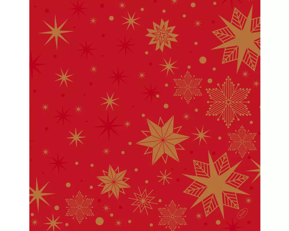 Duni Serviette, Stargazing Red, 40 x 40 cm, 360 Stück