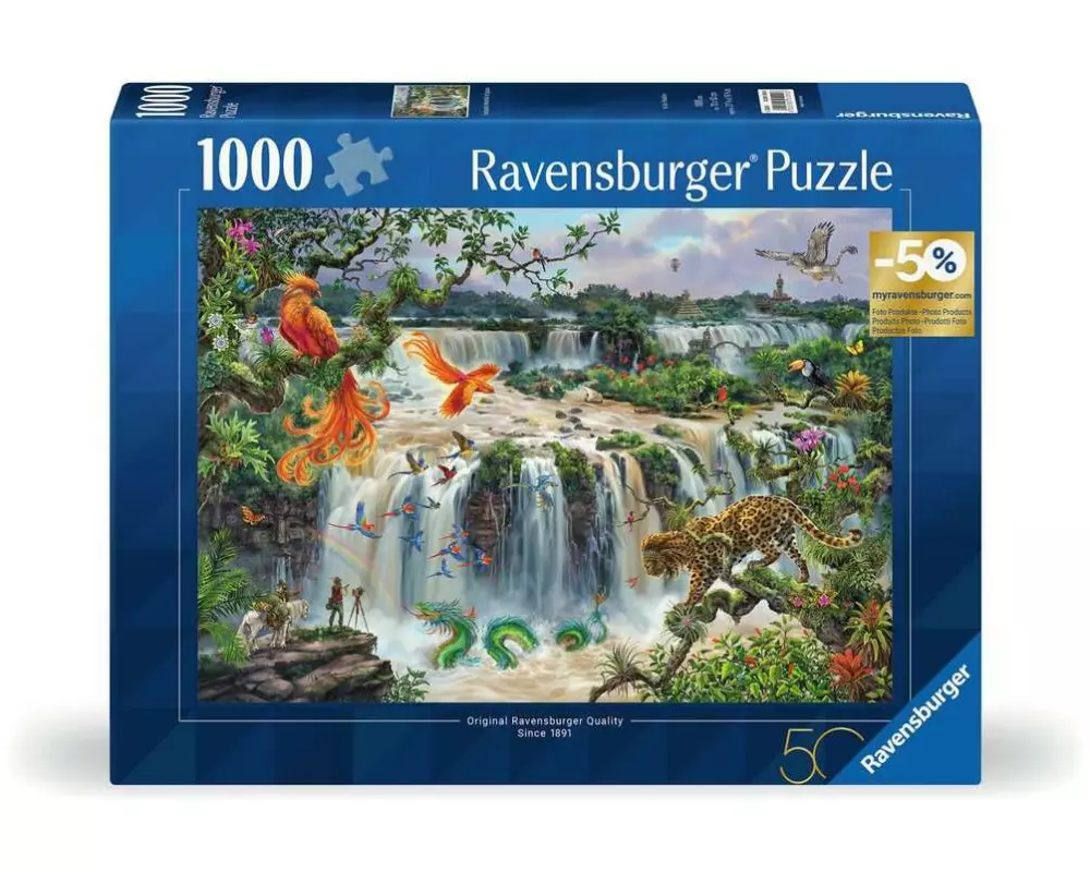 Ravensburger Puzzle Wasserfall - 50 Blaues Dreieck