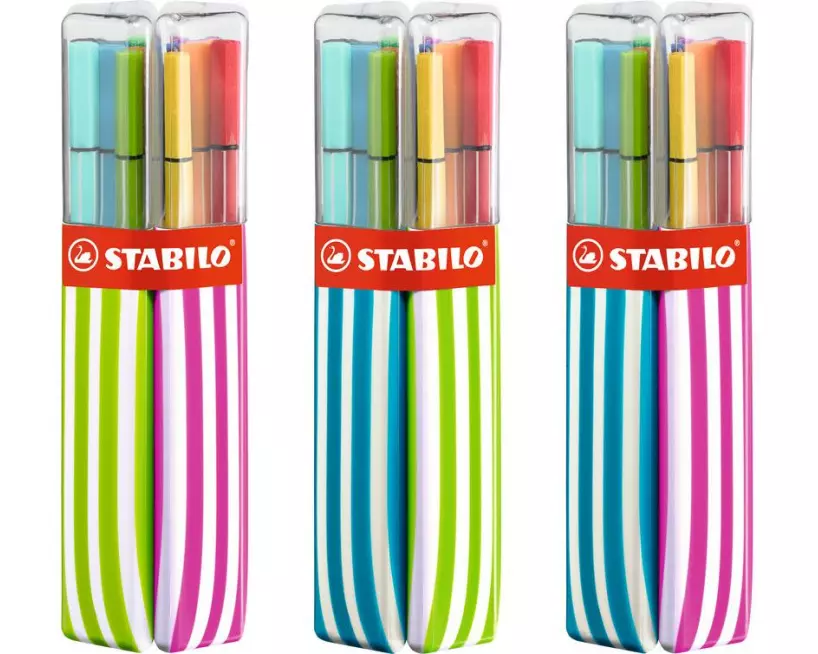 STABILO Pen 68 Twin-Pack gefüllt mit 20 Farben