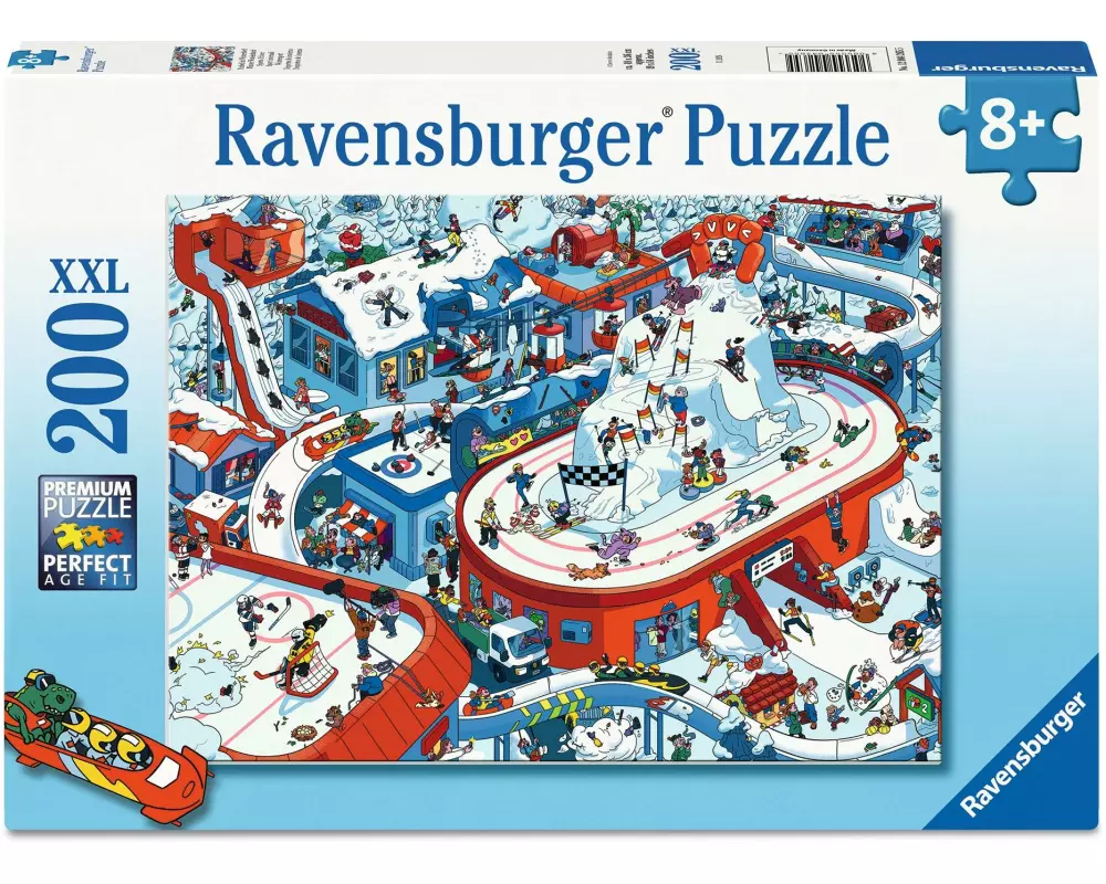 Ravensburger Puzzle Trubel im Winterdorf, 200 Teile