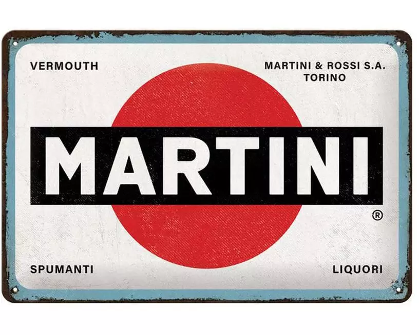 Nostalgic Art Schild Martini 20 x 30 cm, Metall